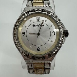 Brighton Bel Air Watch Japan‎ Movement Analog Two Tone Crystal Accents